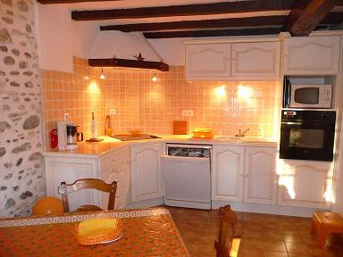 cuisine du gite 64 en b�arn